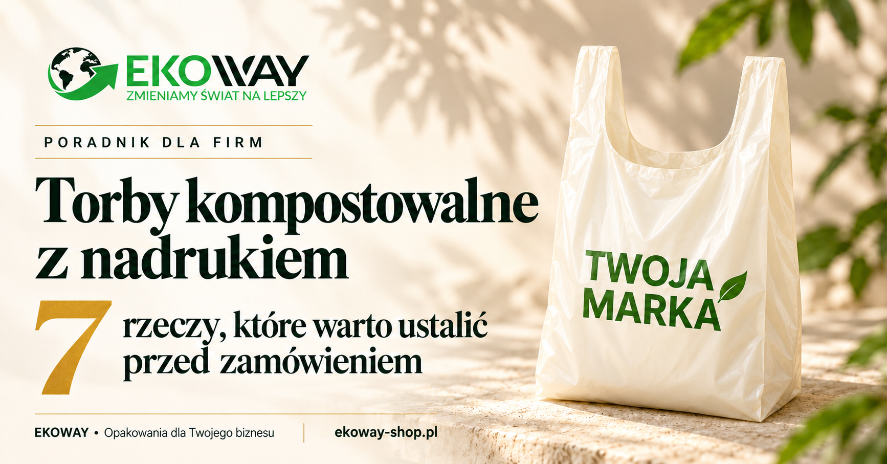 Torby kompostowalne z nadrukiem